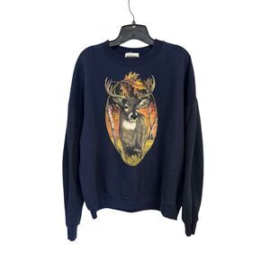 Vintage Deer Graphic Sweatshirt